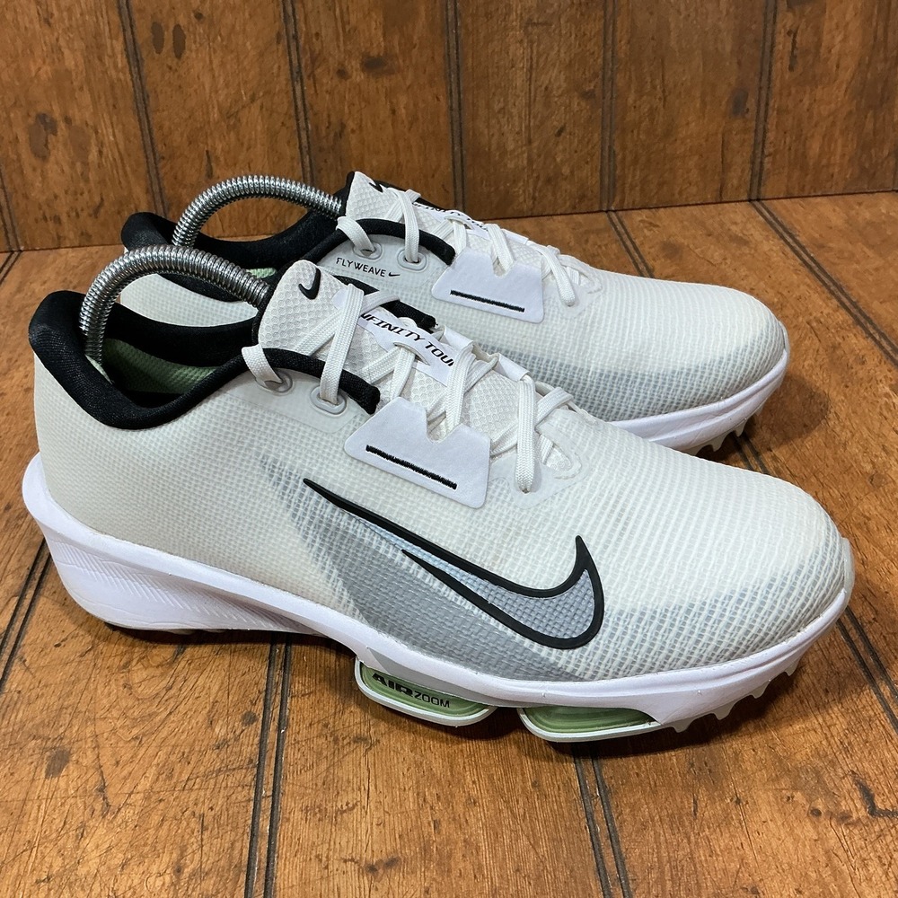 Nike Golf Mens Air Zoom Infinity Tour 2 Golf Shoes White Vapor Size 9 FD0217-100